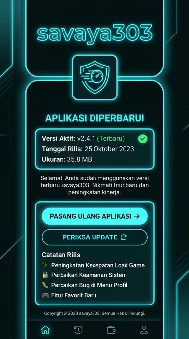Riwayat Versi Savaya303 untuk Pengguna Android